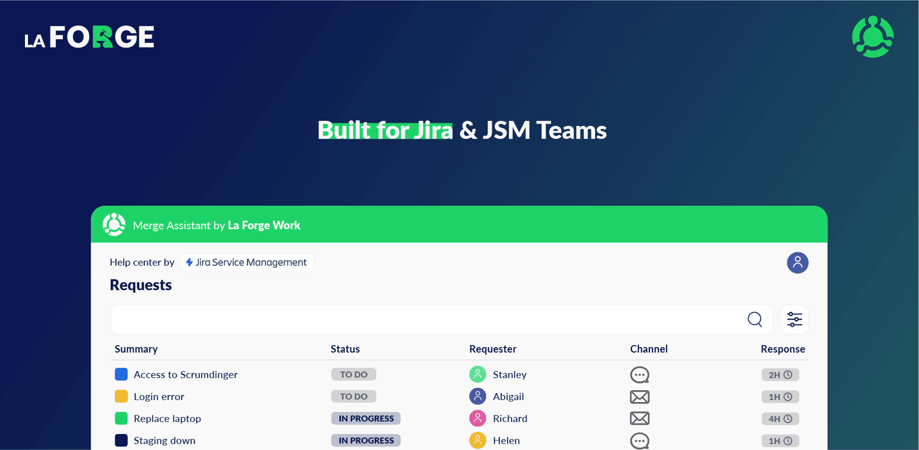 Built for Jira and Jira Service Management teams